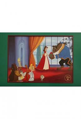 Lithographie - Beauty and the Beast: The Enchanted Christmas